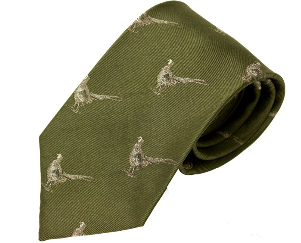 Bisley Green Pheasant Tie