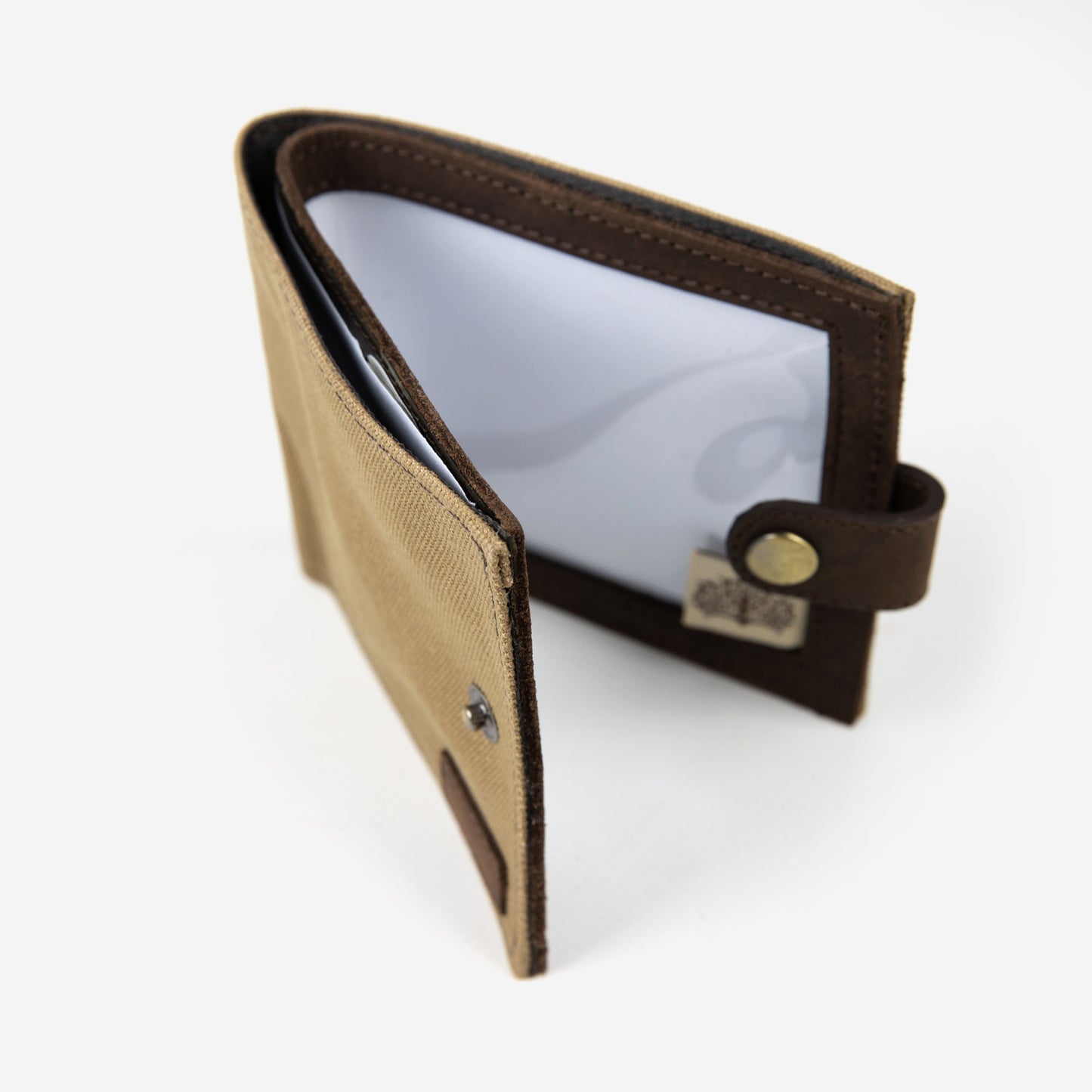 Teales Huntsman Oiled Leather and Khaki Canvas Shotgun Certificate Holder