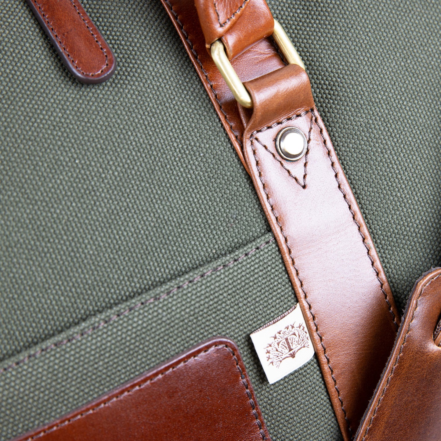 Weekend Bag Forest Canvas & Leather