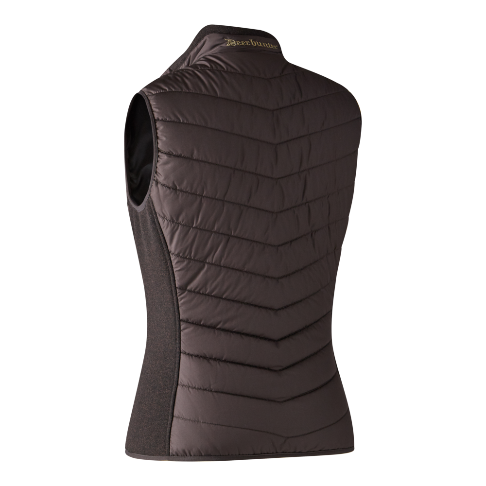 Deerhunter Lady Caroline Padded Waistcoat - Dark Prune