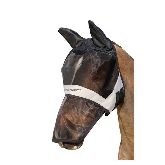 Hy Equestrian Armoured Protect Full Mask with Ears and Nose