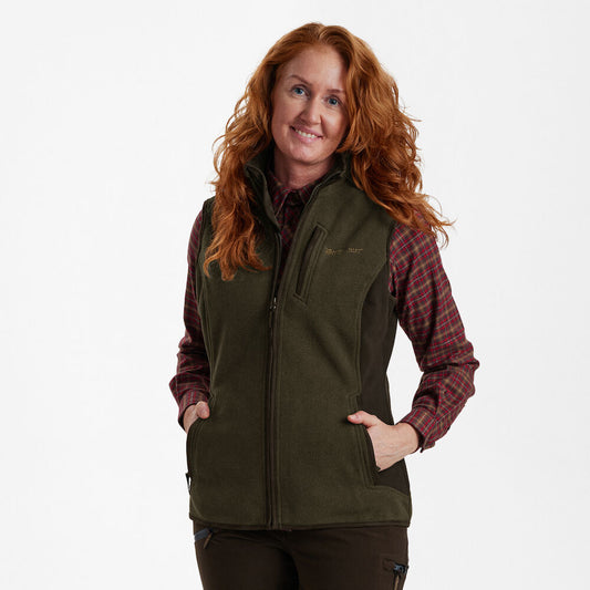 Deerhunter Lady Pam Bonded Fleece Waistcoat