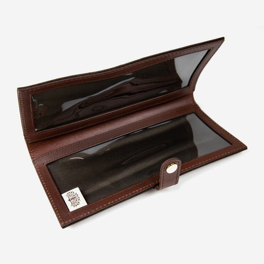 Teales Premier Leather Shotgun and Firearms Certificate Holder – Harness Brown