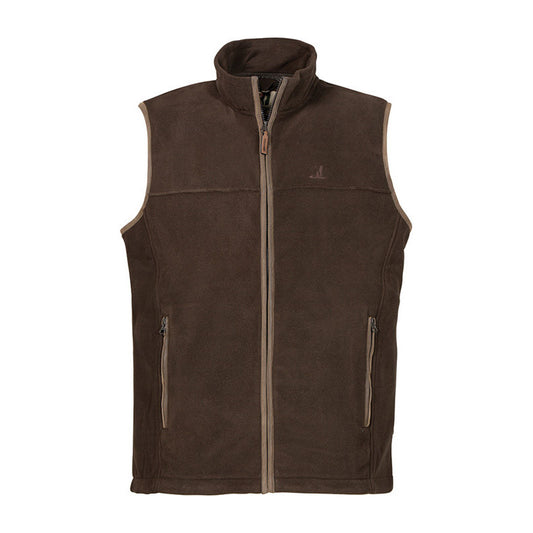 Scotland Fleece Vest - Brown